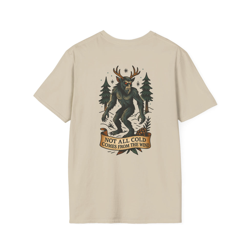 Wendingo Adventure Retro Graphic Tee | Cryptozoology Unisex Softstyle T-Shirt