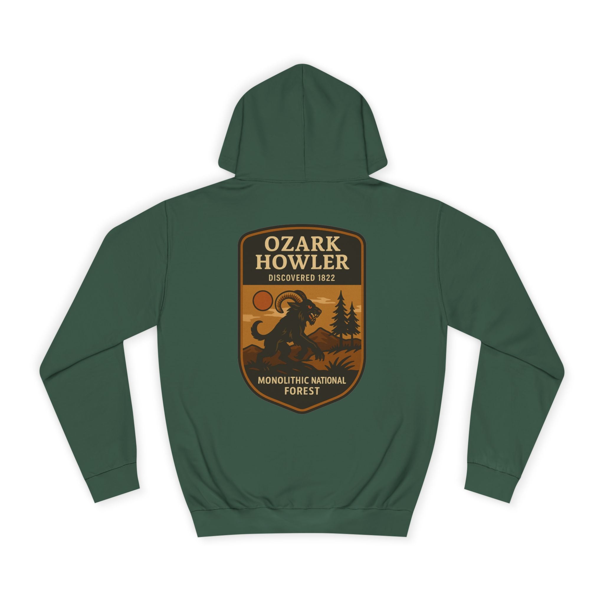 Ozark Howler Patch Hoodie | Retro National Park Style