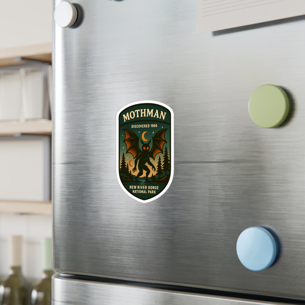 Mothman National Park Patch Sticker | Kiss-Cut Vinyl Decal