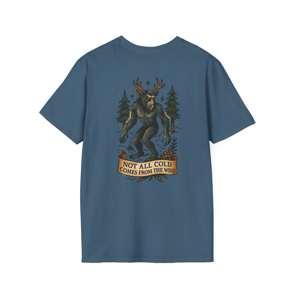 Wendingo Adventure Retro Graphic Tee | Cryptozoology Unisex Softstyle T-Shirt