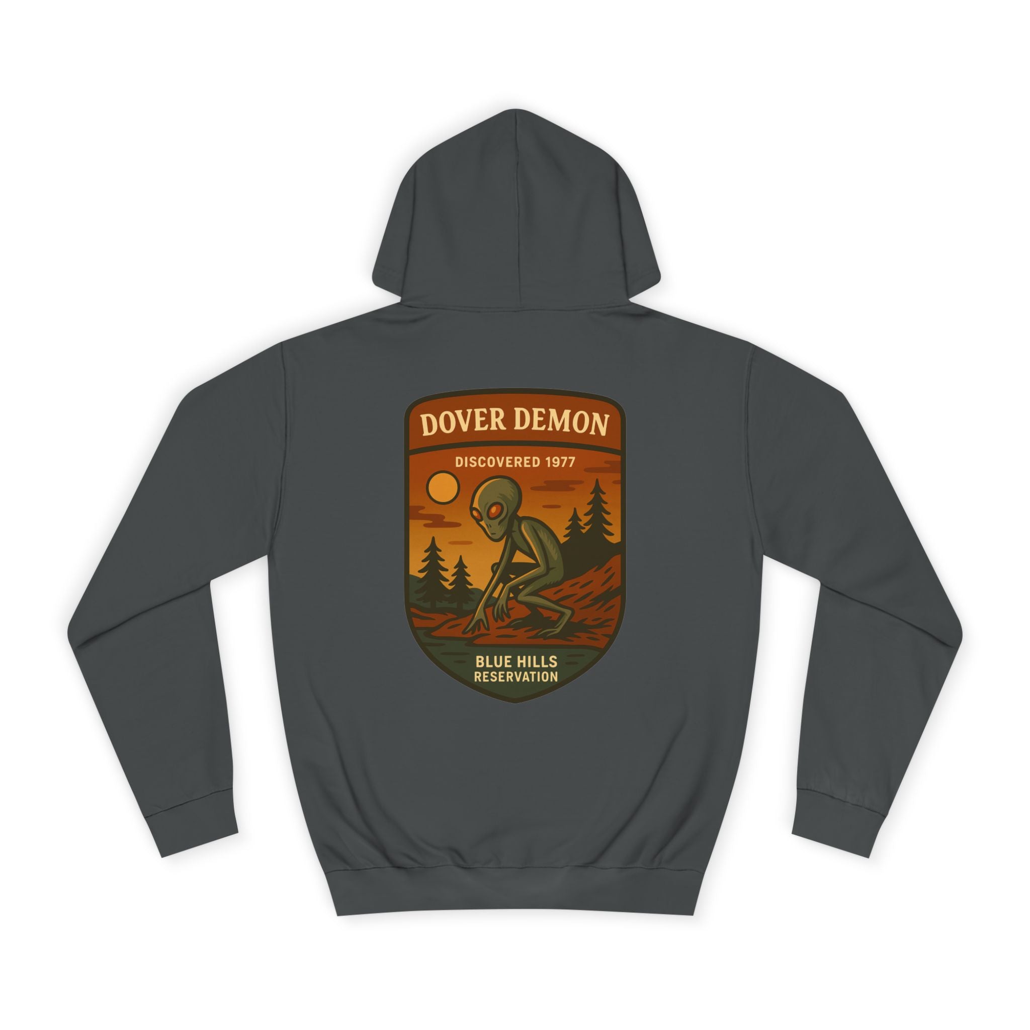 Dover Demon Patch Hoodie | Retro National Park Style
