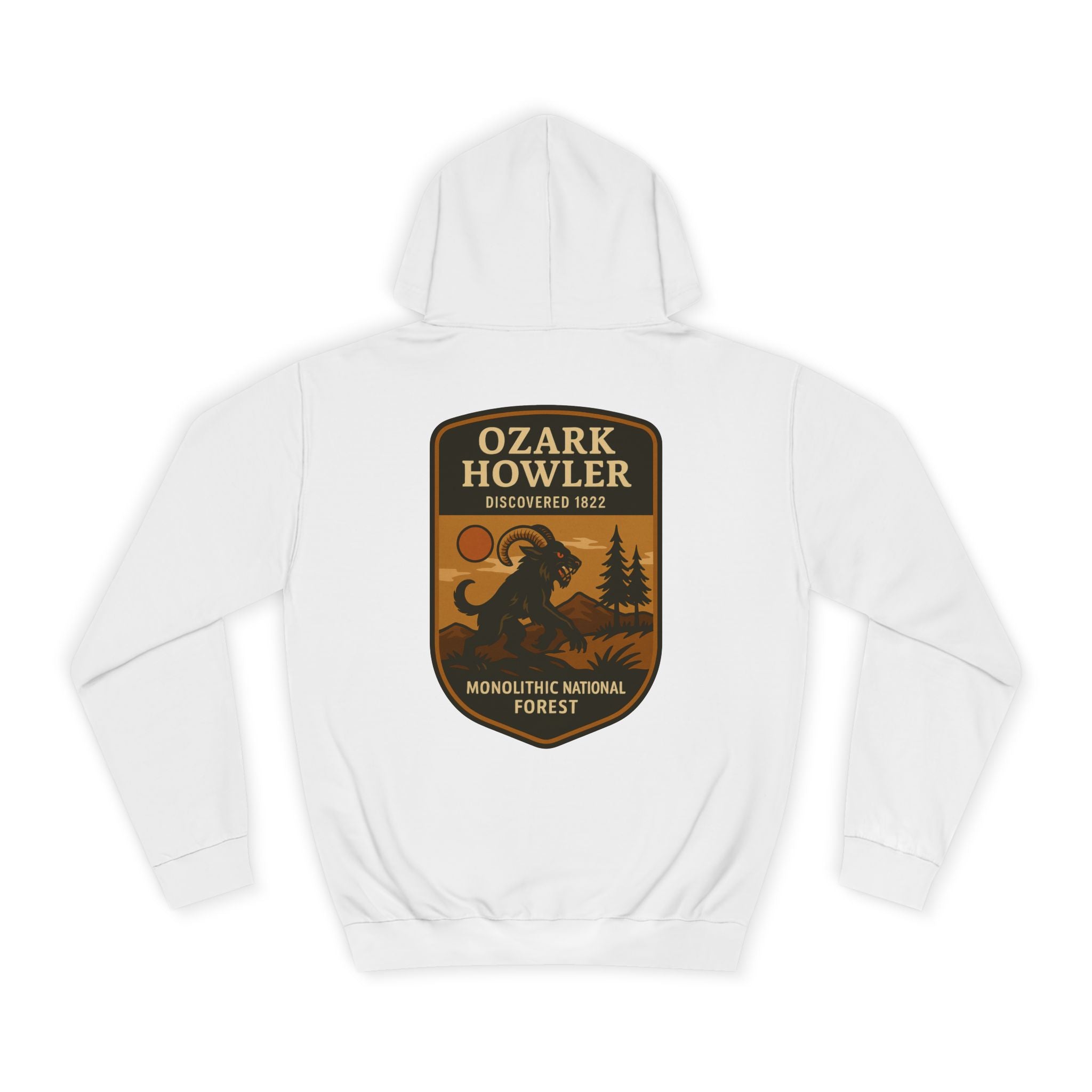Ozark Howler Patch Hoodie | Retro National Park Style