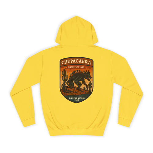 Chupacabra Patch Hoodie | Retro National Park Style
