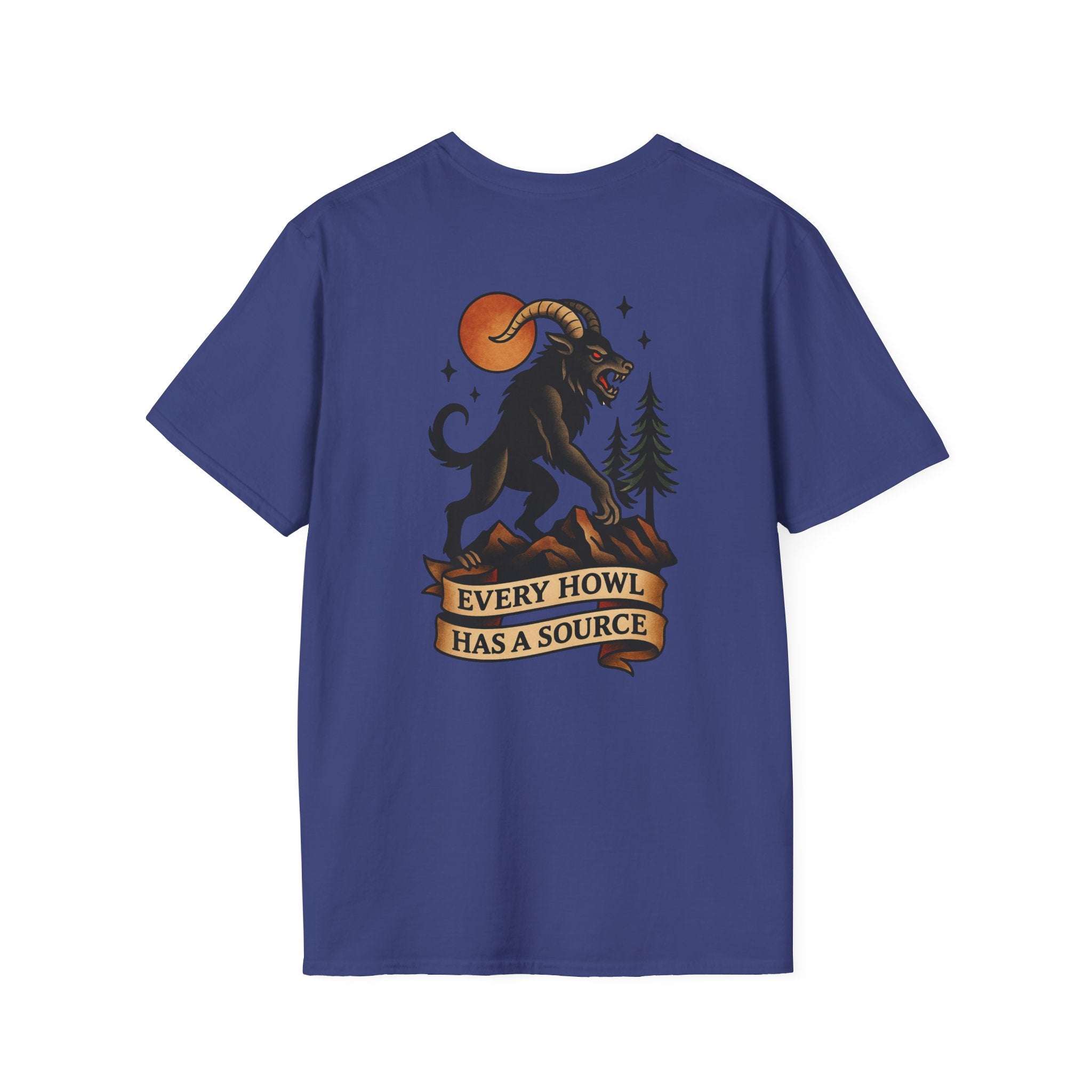 Ozark Howler Adventure Retro Graphic Tee | Cryptozoology Unisex Softstyle T-Shirt