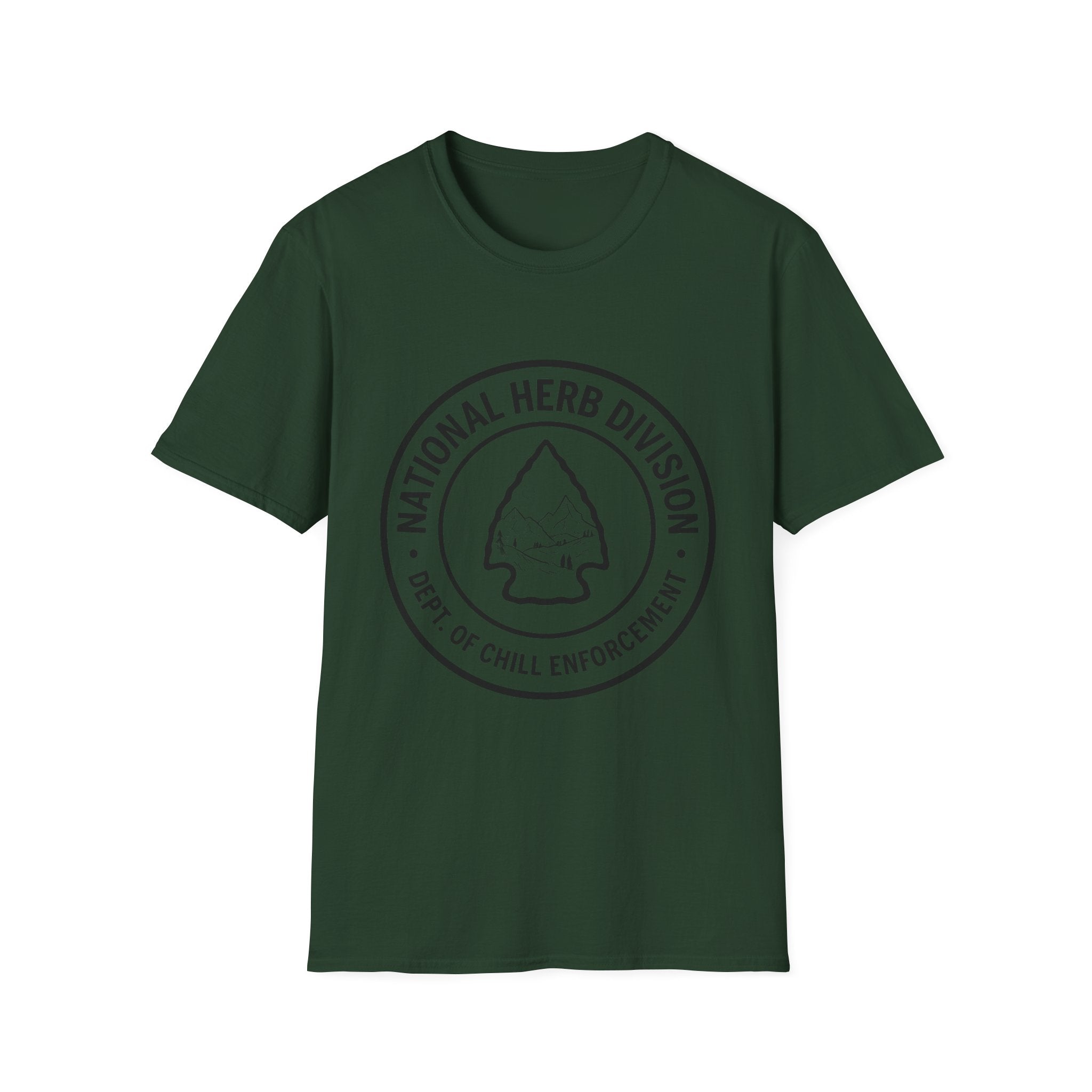 National Herb Division Chill Vibes : Outdoor Adventure Apparel Hiking T-Shirt