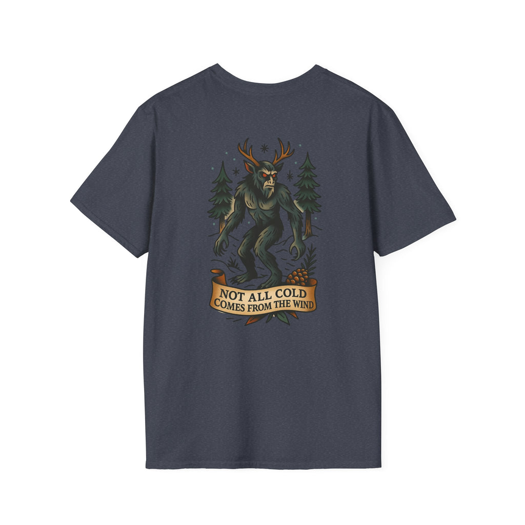 Wendingo Adventure Retro Graphic Tee | Cryptozoology Unisex Softstyle T-Shirt