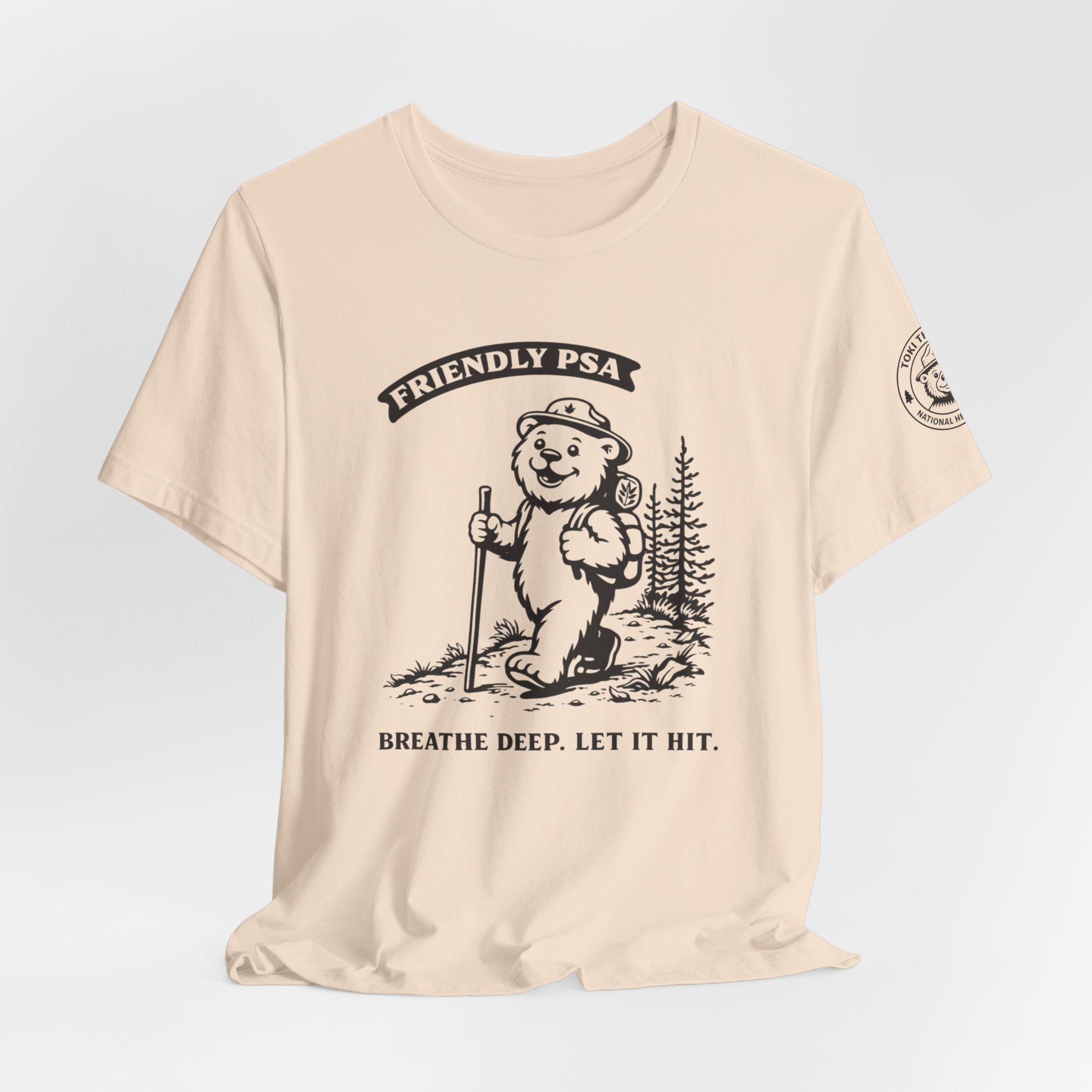 Breathe Deep: Toki the Bear Tee