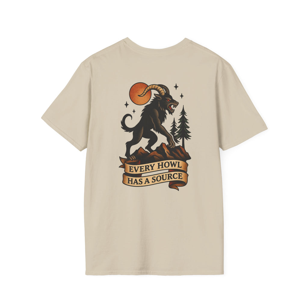 Ozark Howler Adventure Retro Graphic Tee | Cryptozoology Unisex Softstyle T-Shirt