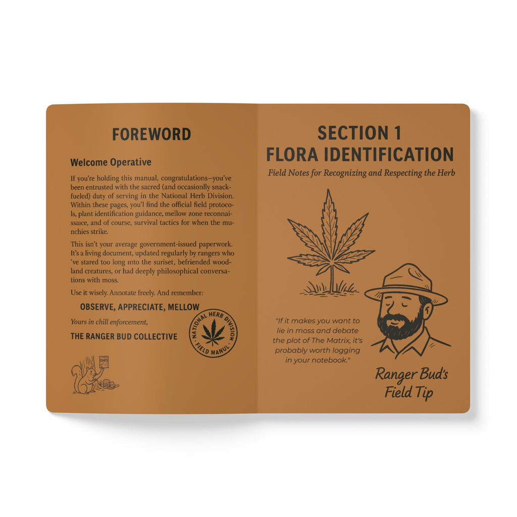Field Manual Journal National Herb Division, A Guide to Wild Herbs & Chill Enforcement