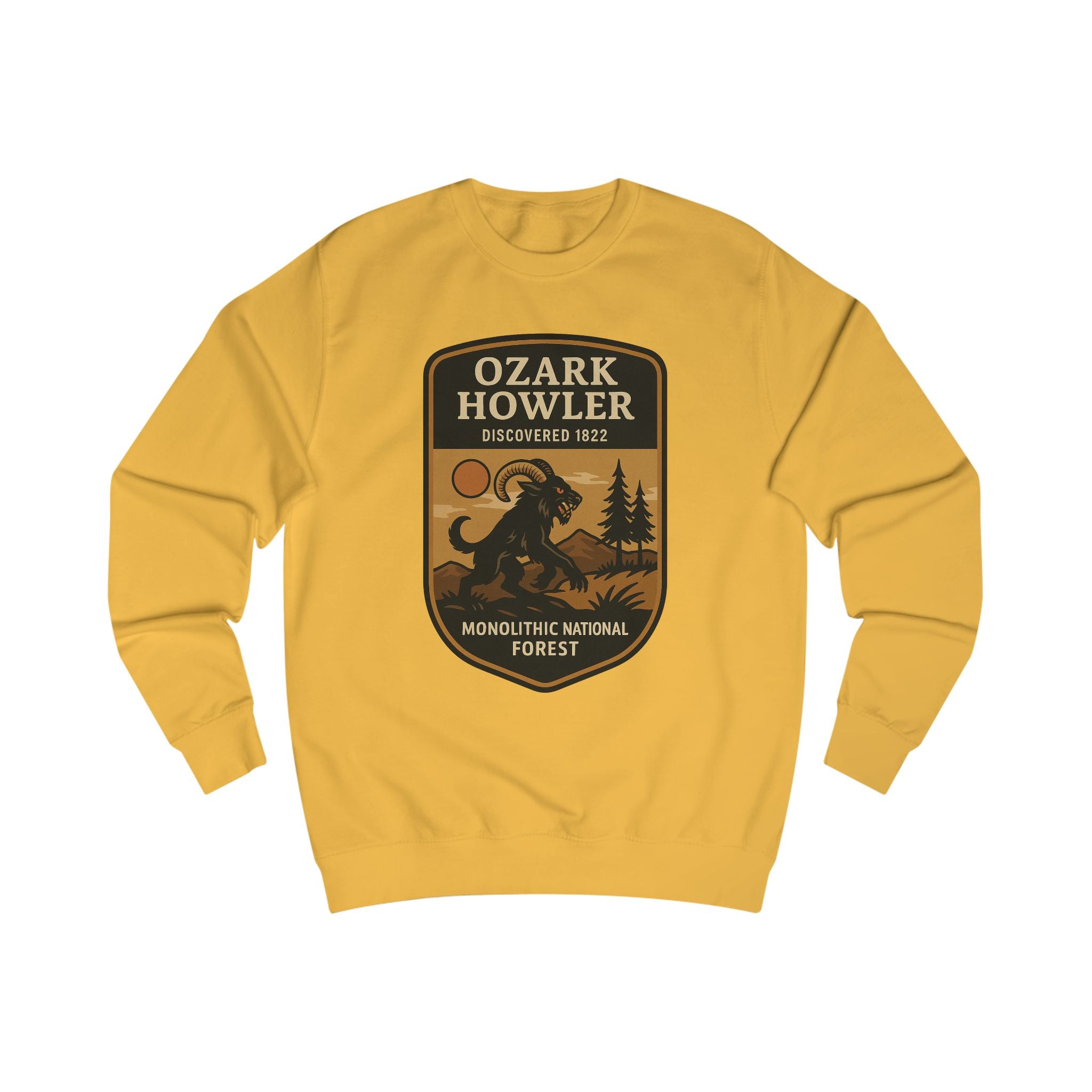 Ozark Howler Adventure Unisex Sweatshirt | Retro National Park Style