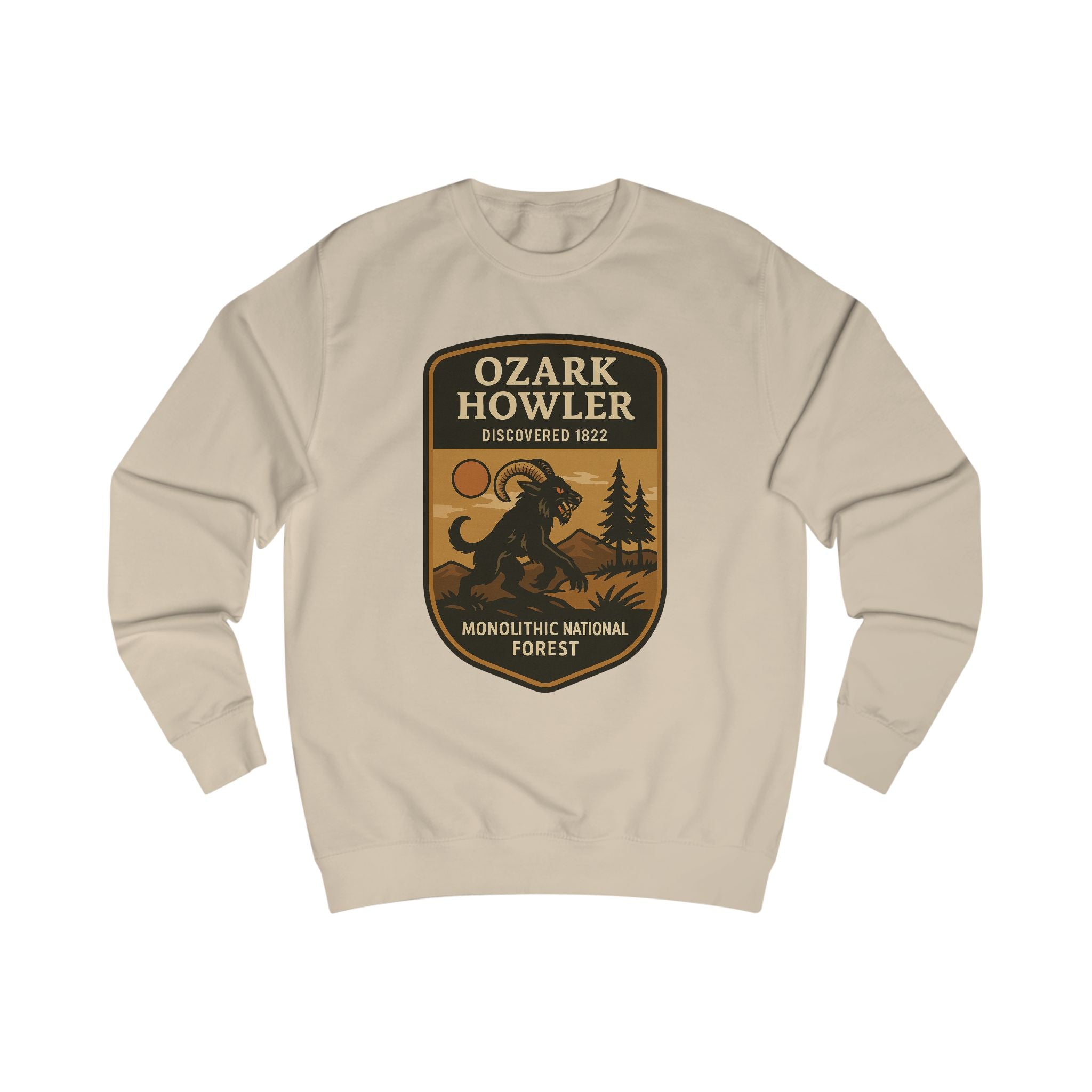 Ozark Howler Adventure Unisex Sweatshirt | Retro National Park Style