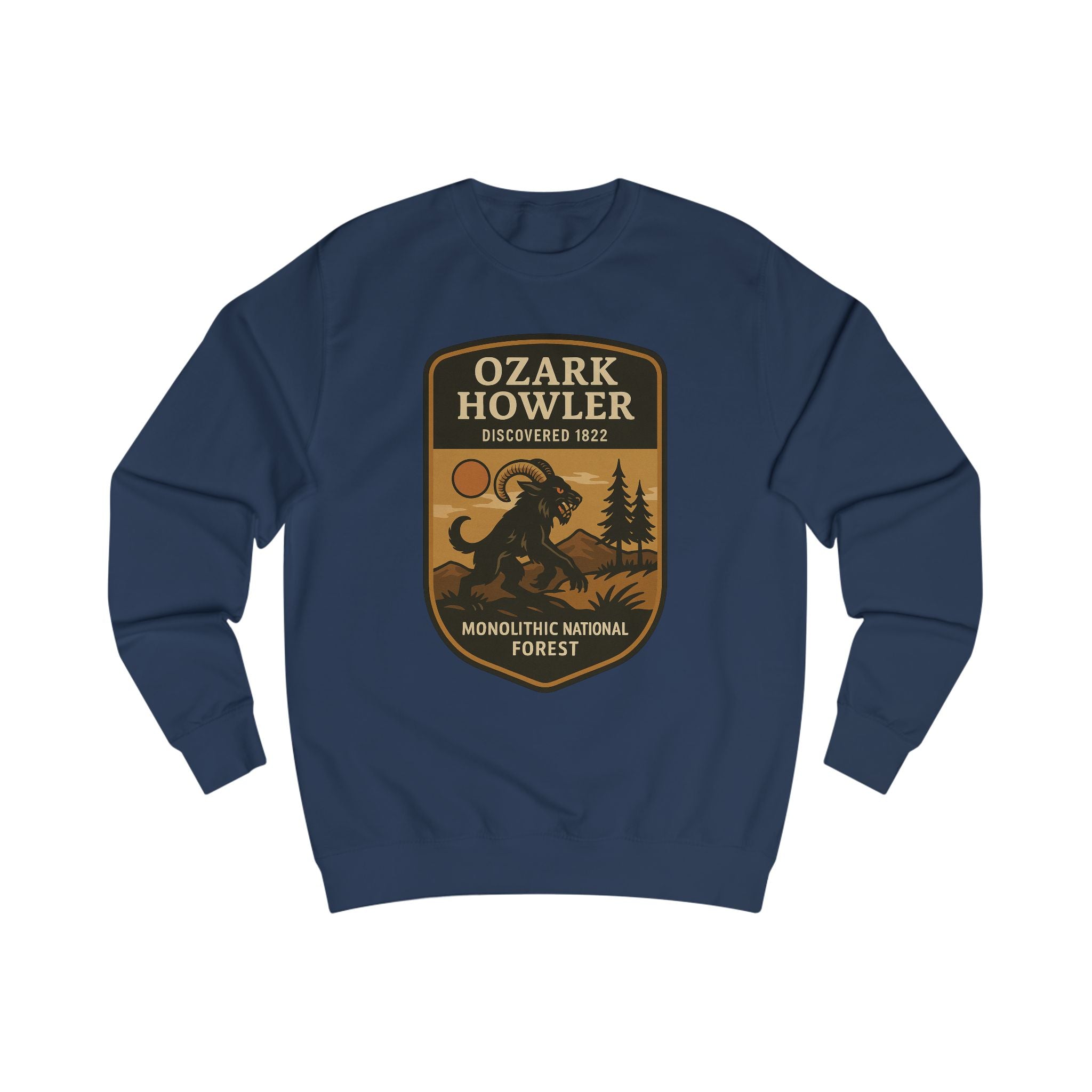 Ozark Howler Adventure Unisex Sweatshirt | Retro National Park Style