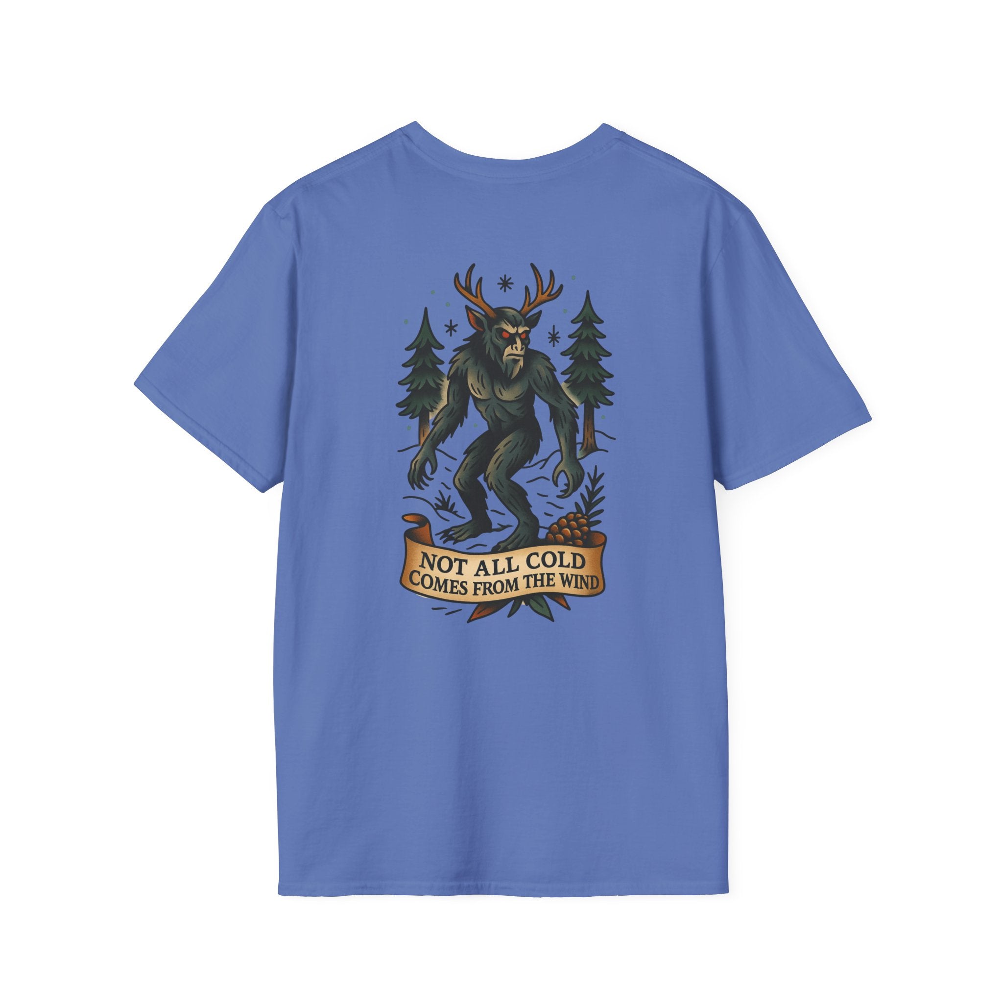 Wendingo Adventure Retro Graphic Tee | Cryptozoology Unisex Softstyle T-Shirt