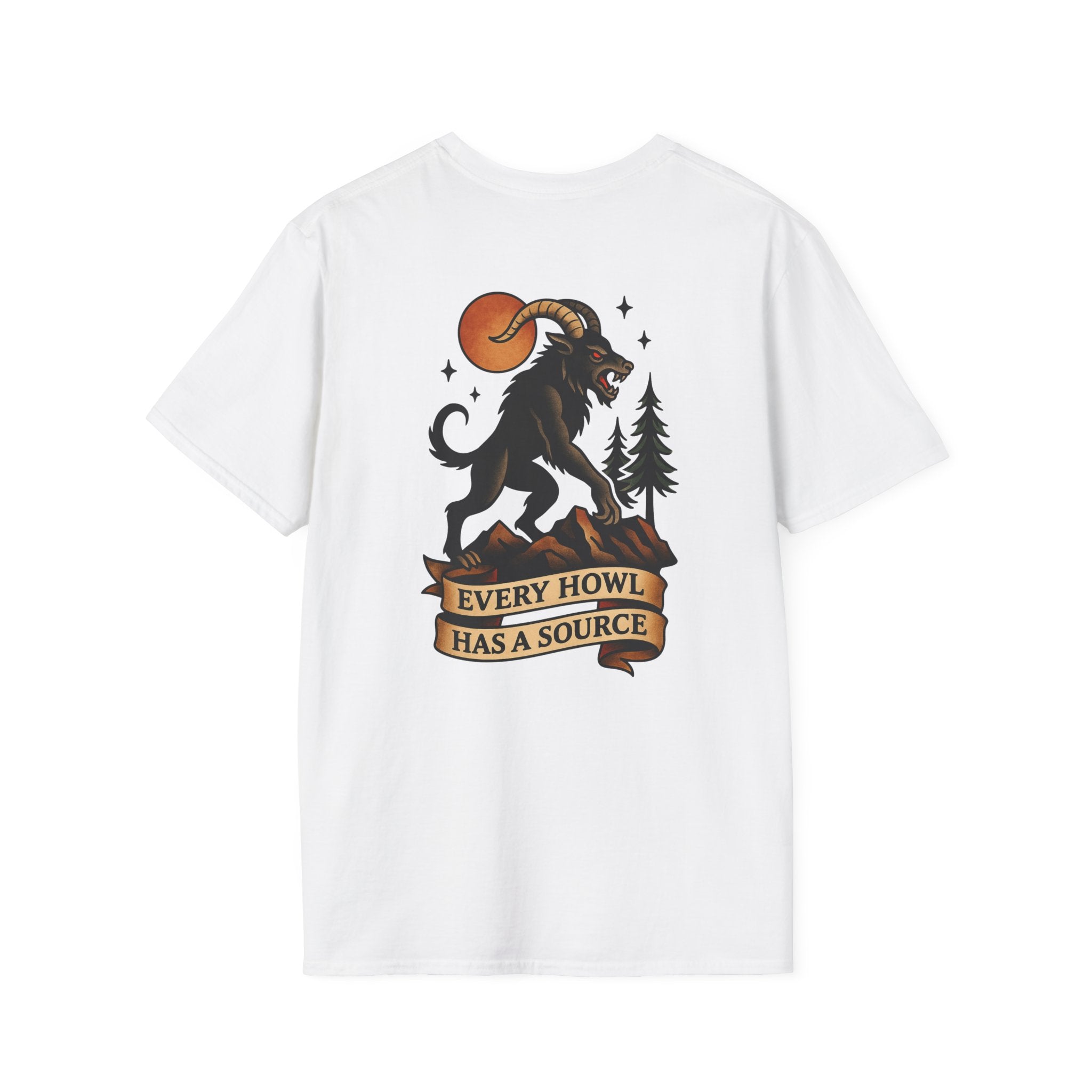 Ozark Howler Adventure Retro Graphic Tee | Cryptozoology Unisex Softstyle T-Shirt