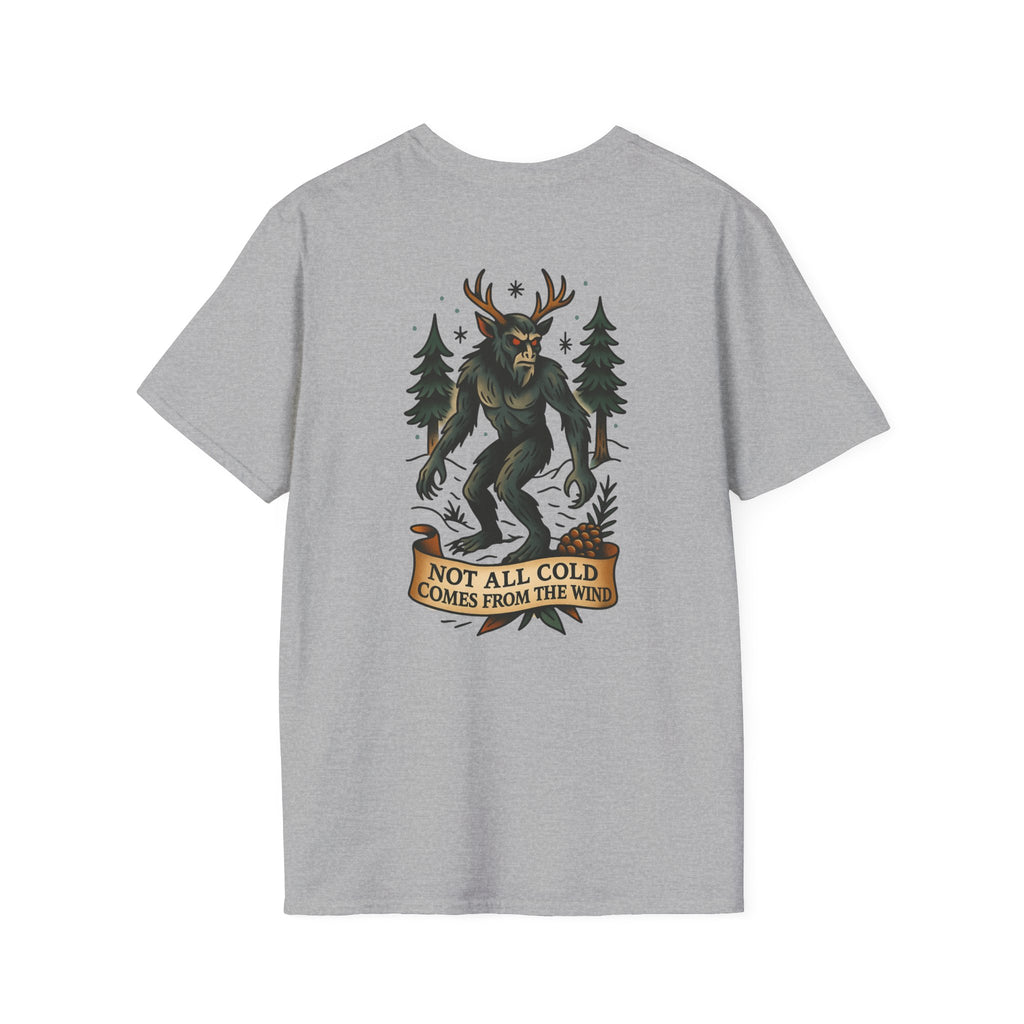 Wendingo Adventure Retro Graphic Tee | Cryptozoology Unisex Softstyle T-Shirt
