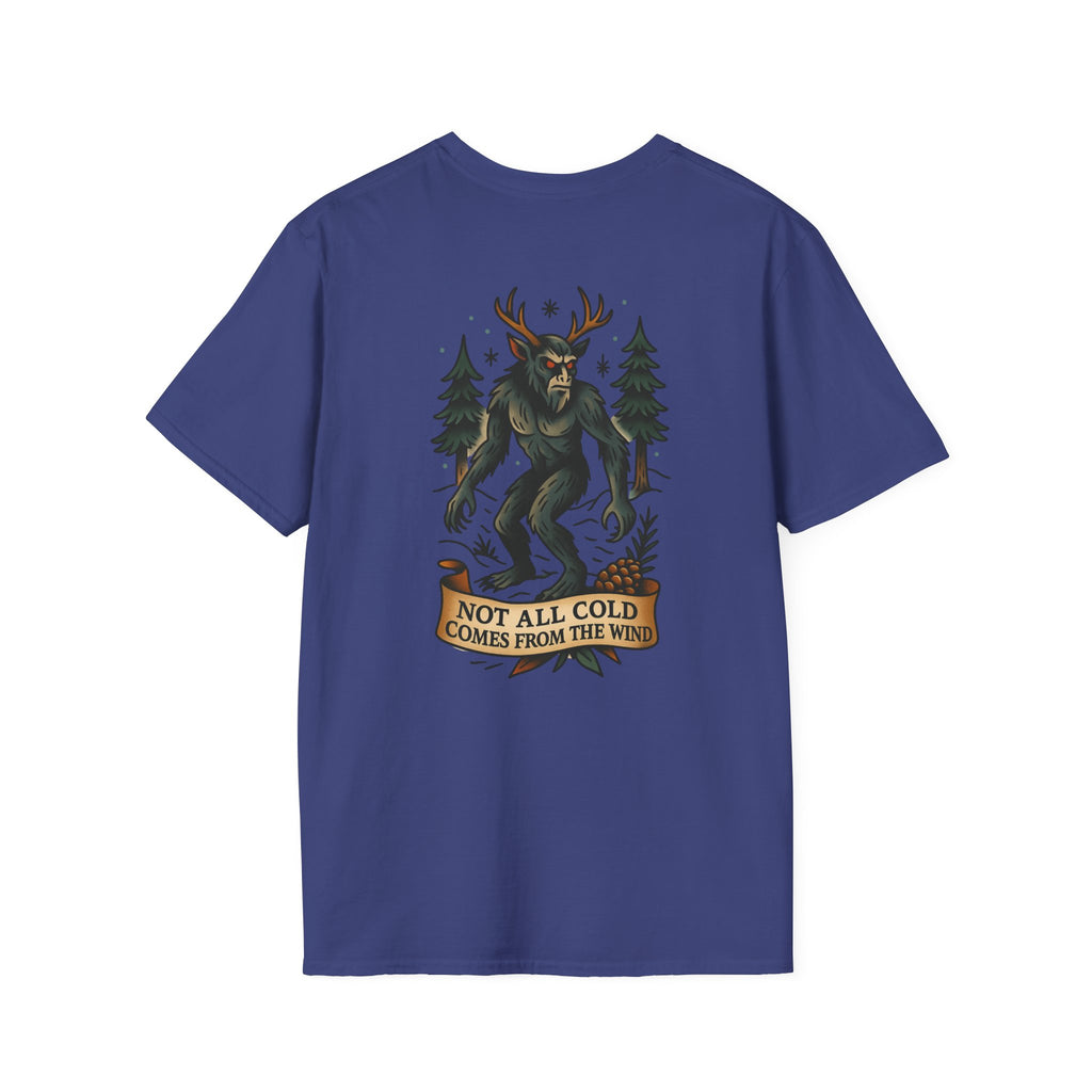 Wendingo Adventure Retro Graphic Tee | Cryptozoology Unisex Softstyle T-Shirt