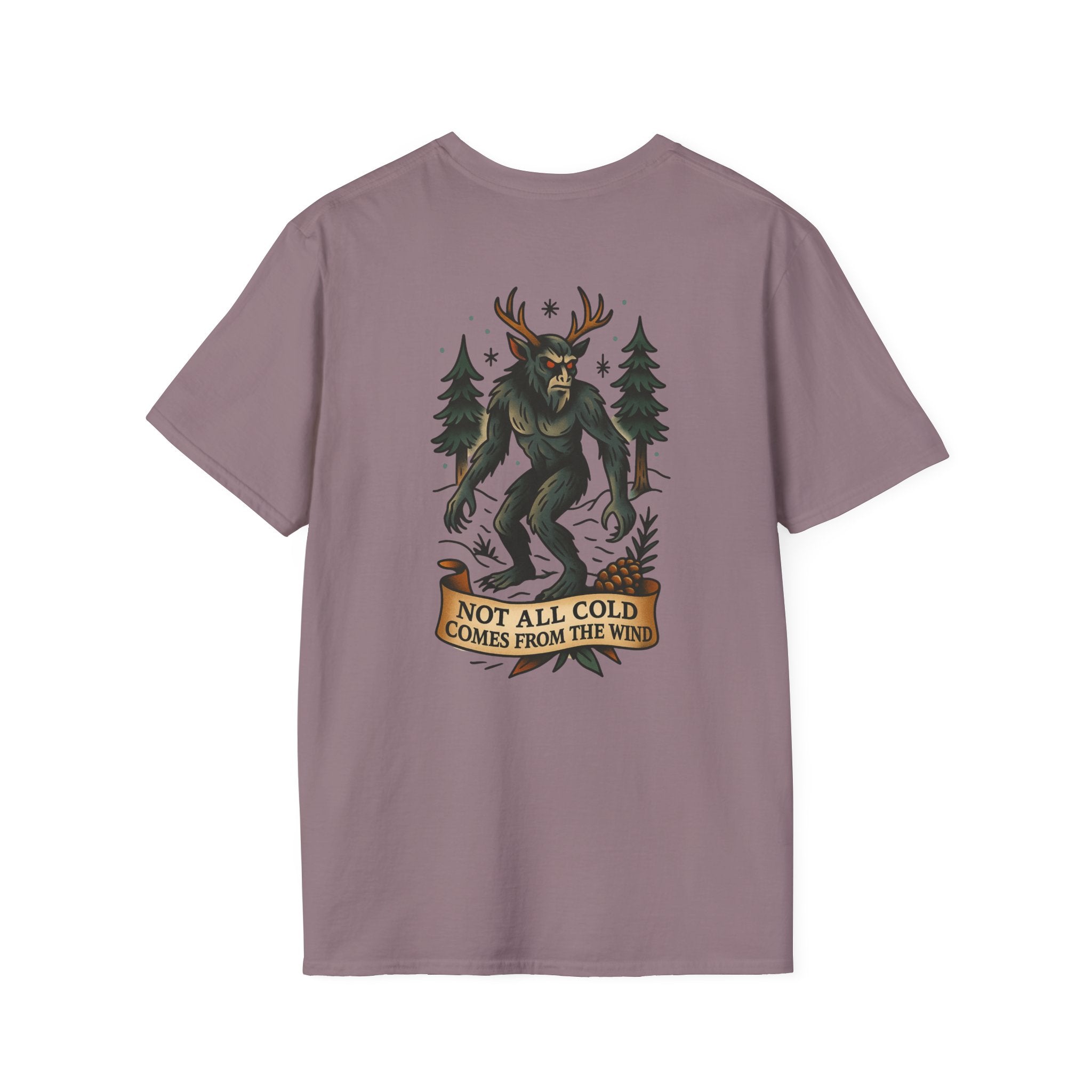 Wendingo Adventure Retro Graphic Tee | Cryptozoology Unisex Softstyle T-Shirt