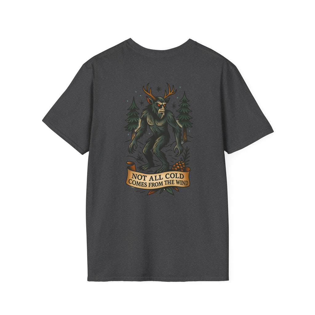 Wendingo Adventure Retro Graphic Tee | Cryptozoology Unisex Softstyle T-Shirt