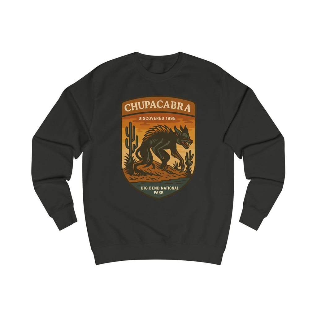 Chupacabra Adventure Unisex Sweatshirt | Retro National Park Style