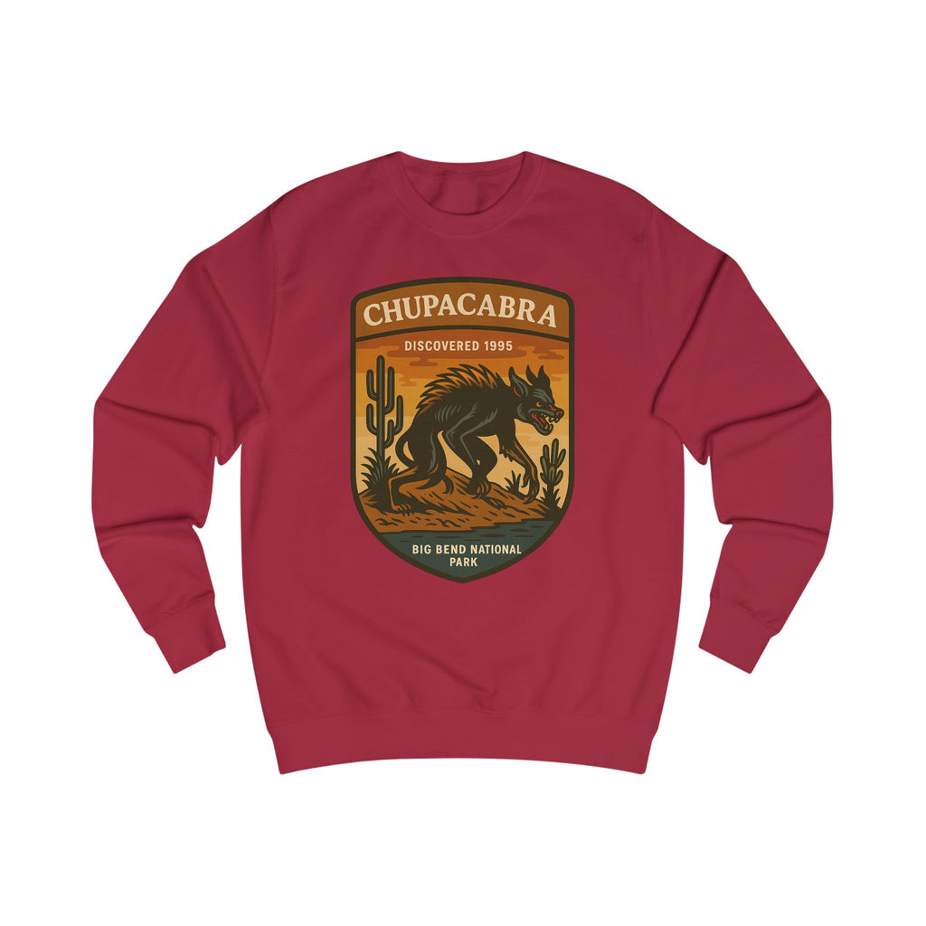 Chupacabra Adventure Unisex Sweatshirt | Retro National Park Style
