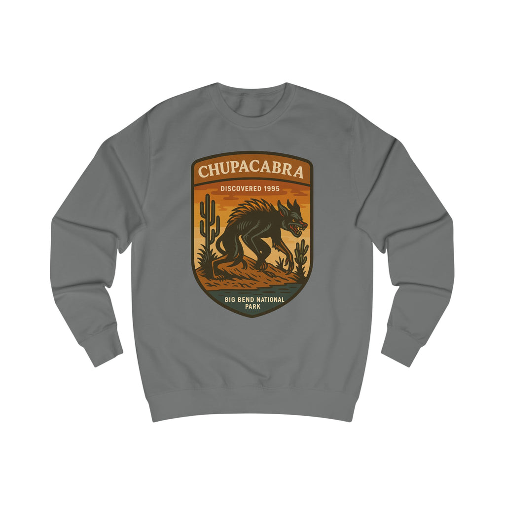 Chupacabra Adventure Unisex Sweatshirt | Retro National Park Style