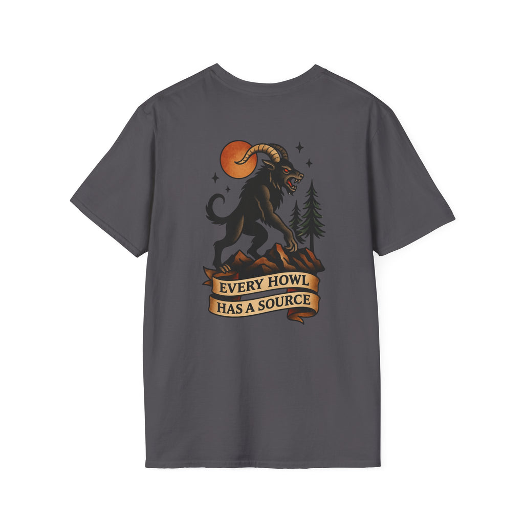 Ozark Howler Adventure Retro Graphic Tee | Cryptozoology Unisex Softstyle T-Shirt