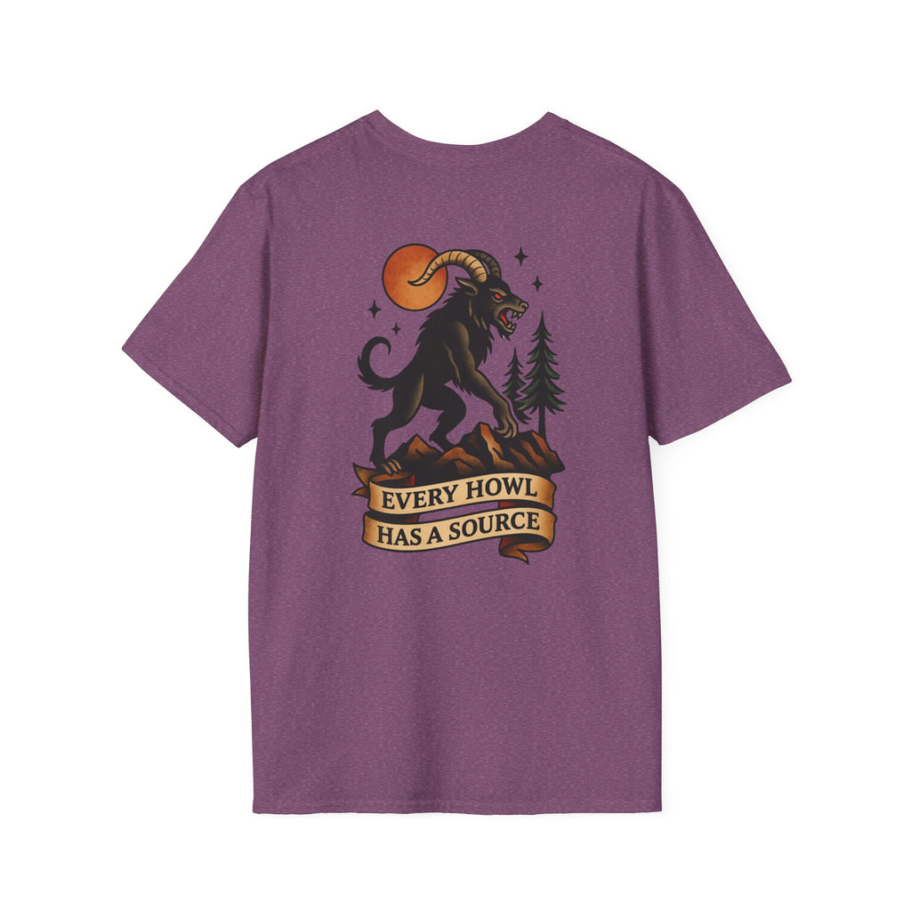 Ozark Howler Adventure Retro Graphic Tee | Cryptozoology Unisex Softstyle T-Shirt