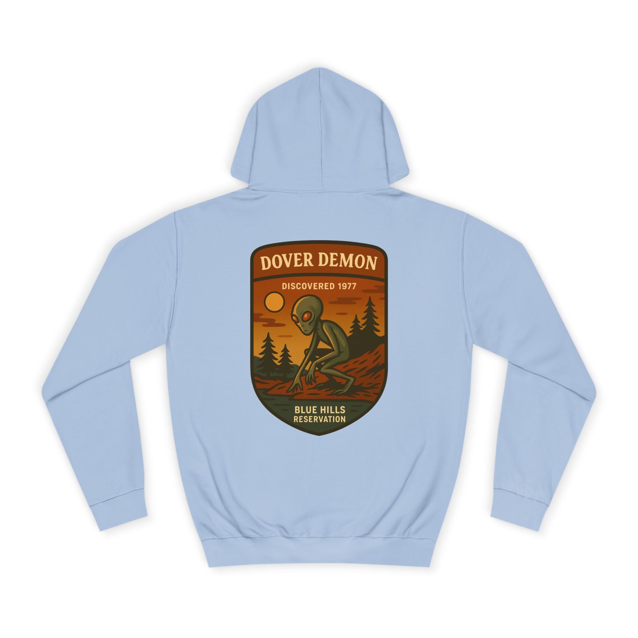 Dover Demon Patch Hoodie | Retro National Park Style