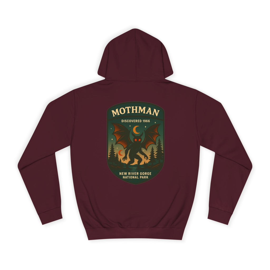 Mothman Patch Hoodie | Retro National Park Style