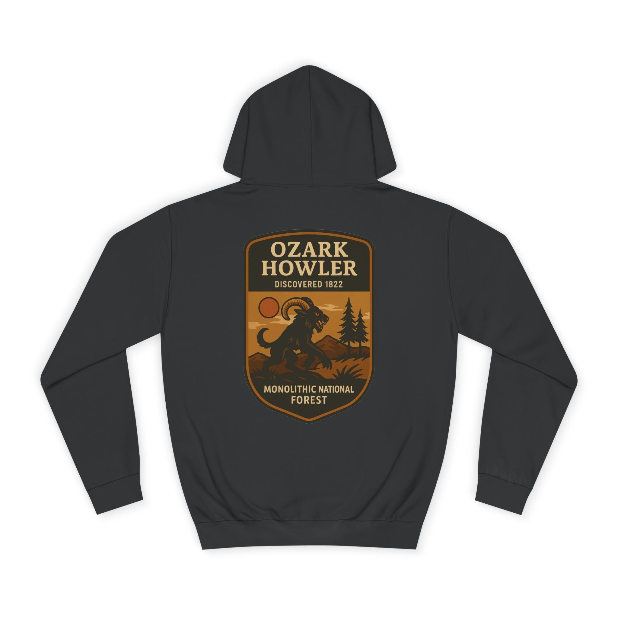 Ozark Howler Patch Hoodie | Retro National Park Style