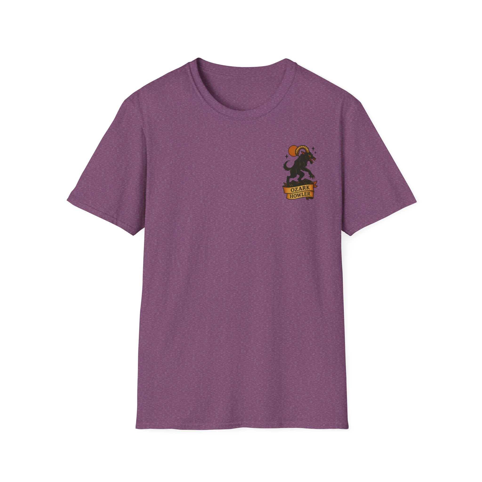 Ozark Howler Adventure Retro Graphic Tee | Cryptozoology Unisex Softstyle T-Shirt