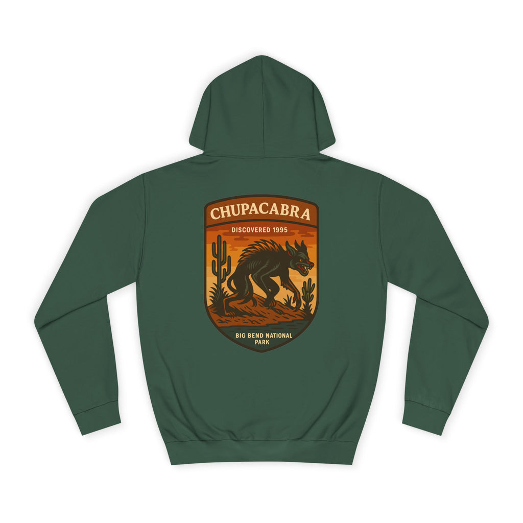 Chupacabra Patch Hoodie | Retro National Park Style