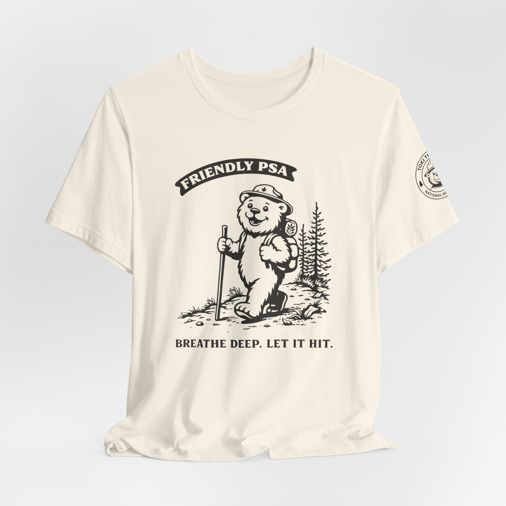 Breathe Deep: Toki the Bear Tee