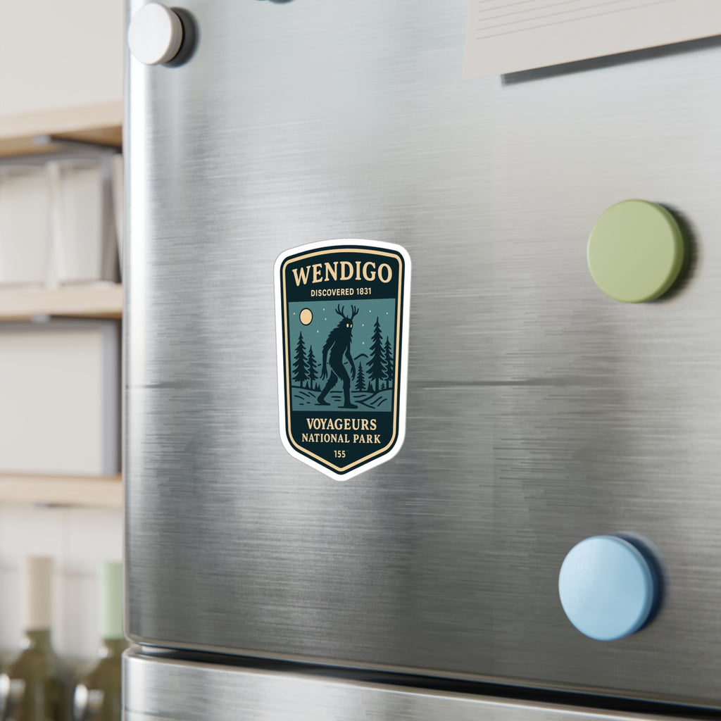 Wendigo National Park Patch Sticker Vinyl Decal | Outdoor Wilderness