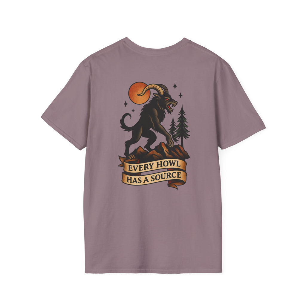 Ozark Howler Adventure Retro Graphic Tee | Cryptozoology Unisex Softstyle T-Shirt