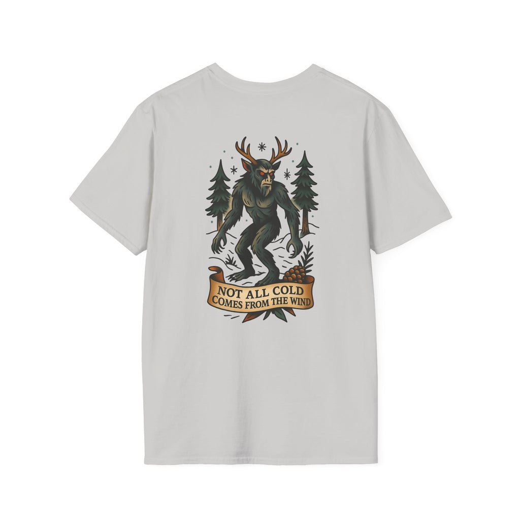 Wendingo Adventure Retro Graphic Tee | Cryptozoology Unisex Softstyle T-Shirt