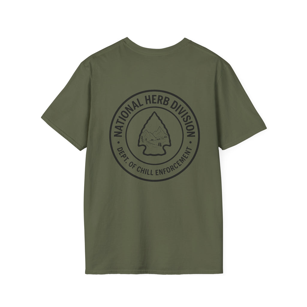 National Herb Division Chill Vibes | Outdoor Adventure Apparel Hiking T-Shirt