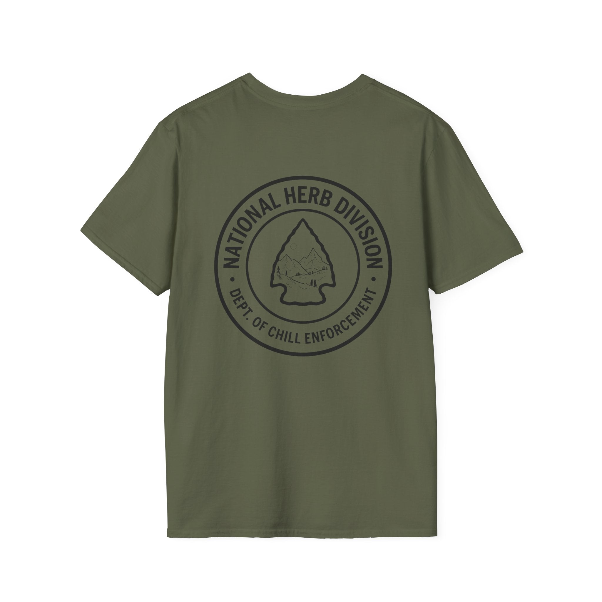 National Herb Division Chill Vibes | Outdoor Adventure Apparel Hiking T-Shirt