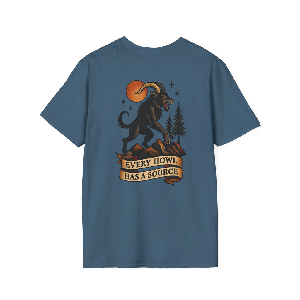 Ozark Howler Adventure Retro Graphic Tee | Cryptozoology Unisex Softstyle T-Shirt
