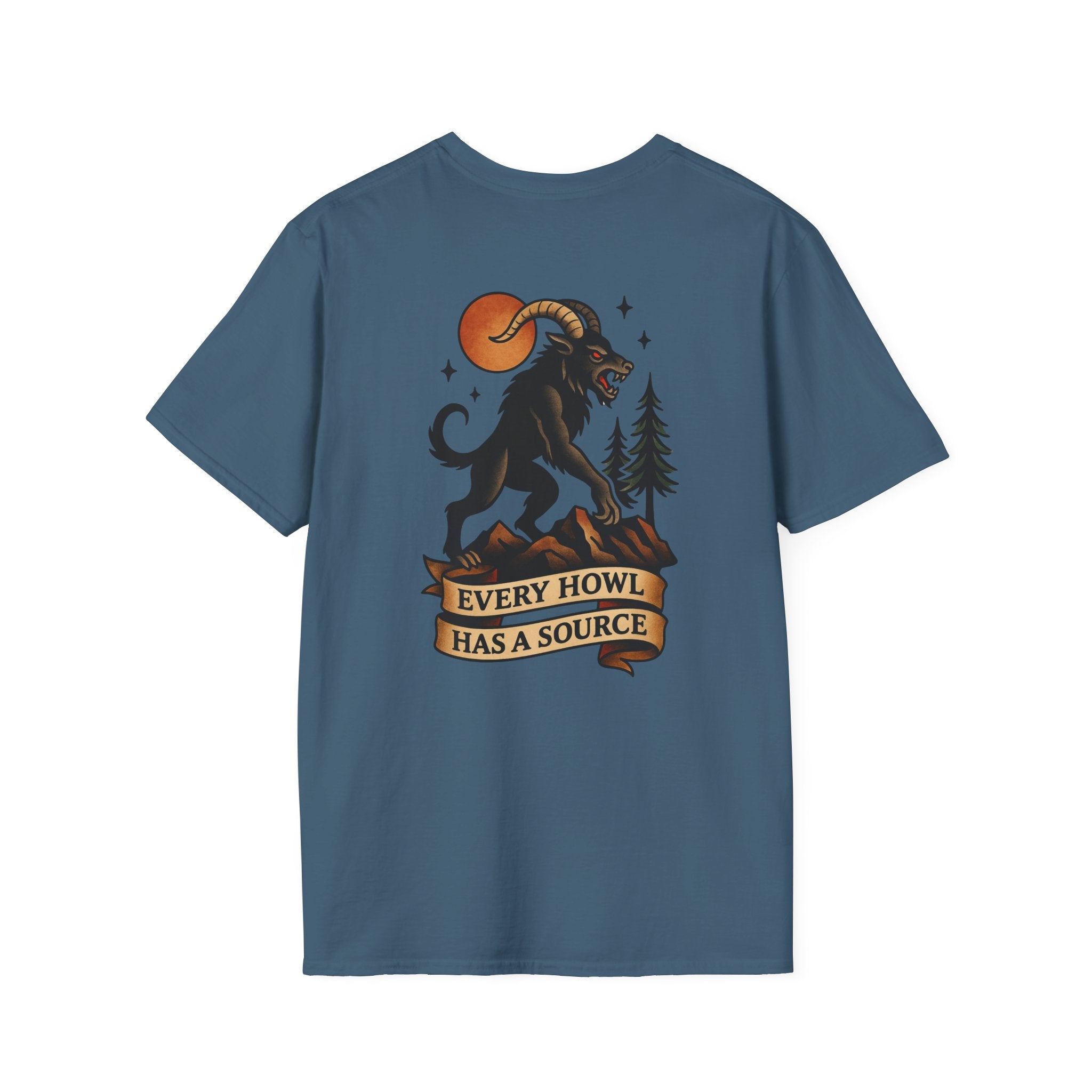 Ozark Howler Adventure Retro Graphic Tee | Cryptozoology Unisex Softstyle T-Shirt