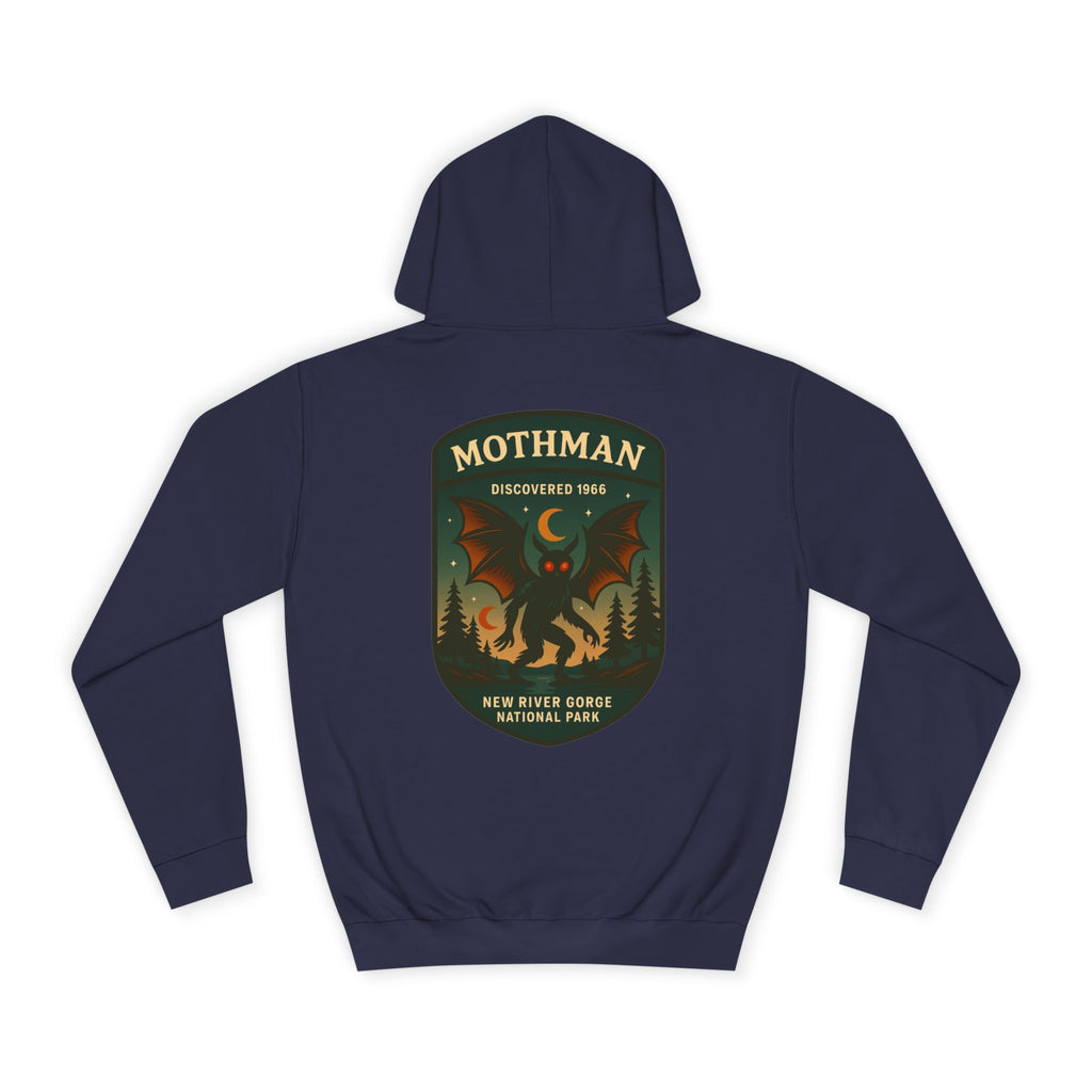 Mothman Patch Hoodie | Retro National Park Style