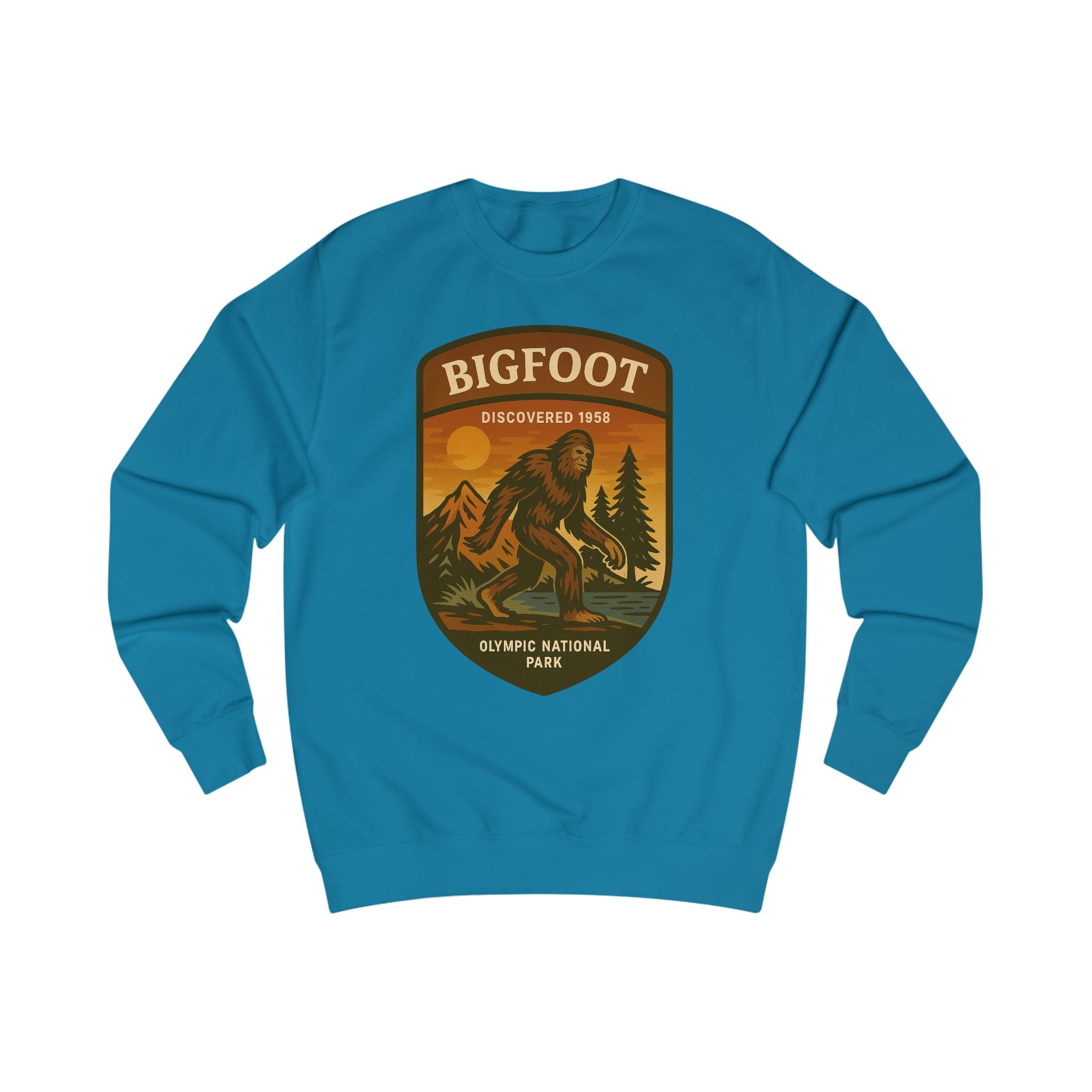 Bigfoot Adventure Unisex Sweatshirt | Retro National Park Style
