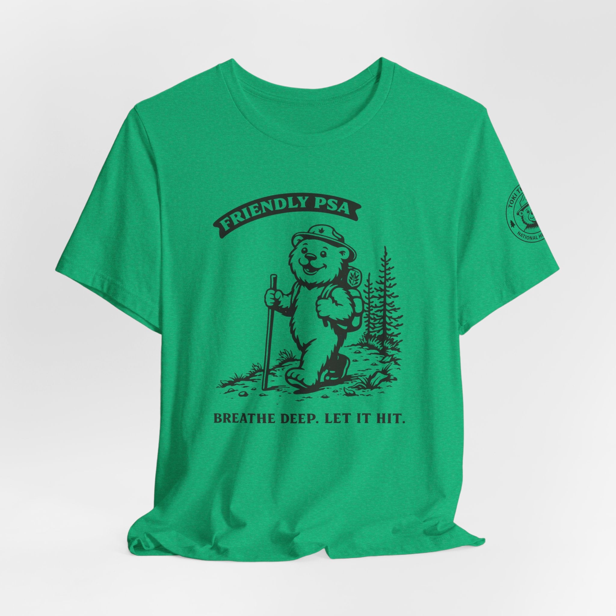 Breathe Deep: Toki the Bear Tee