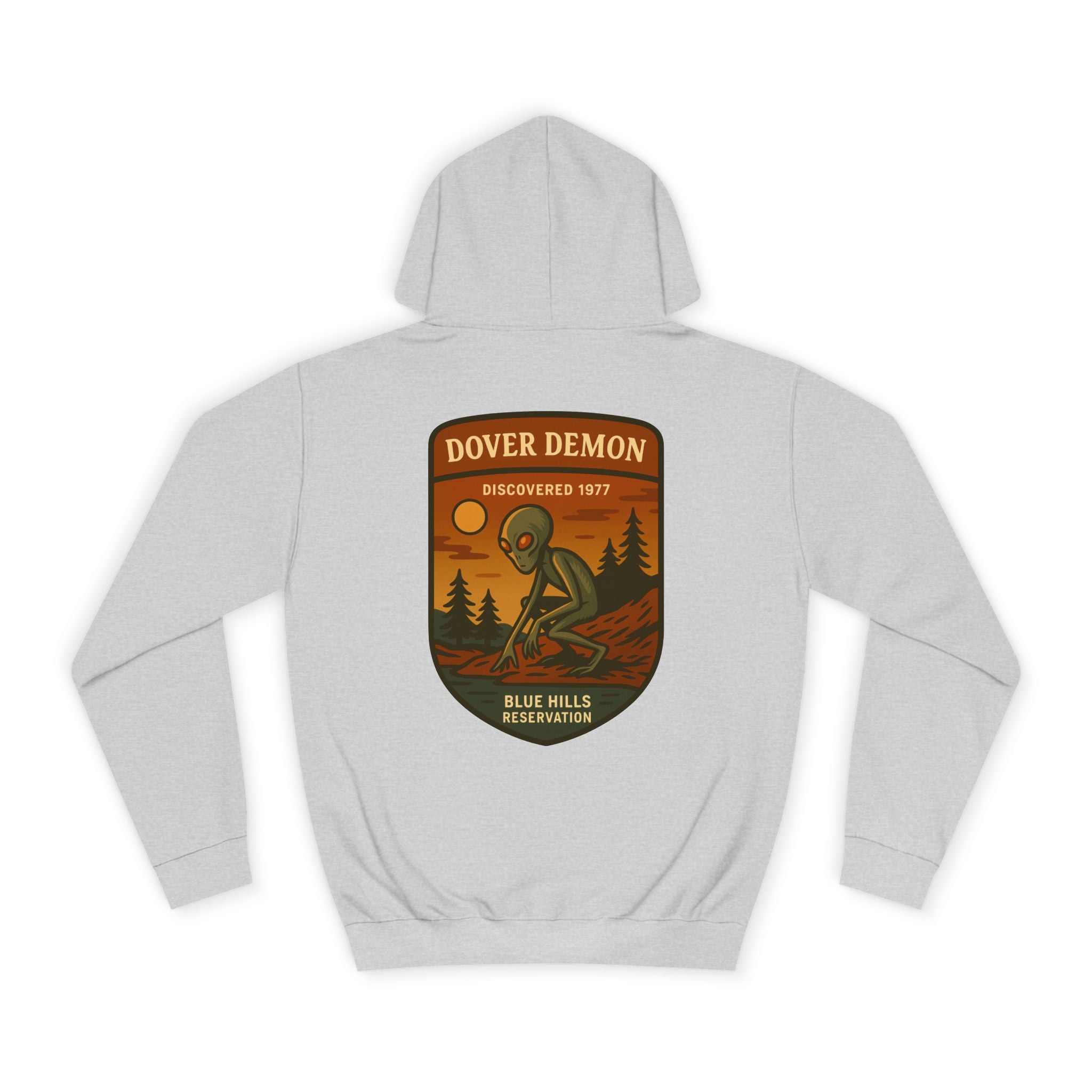 Dover Demon Patch Hoodie | Retro National Park Style