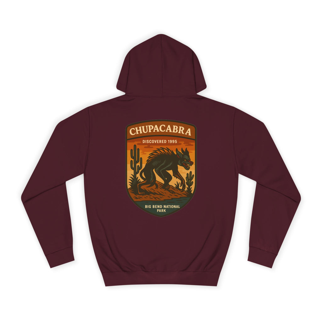 Chupacabra Patch Hoodie | Retro National Park Style