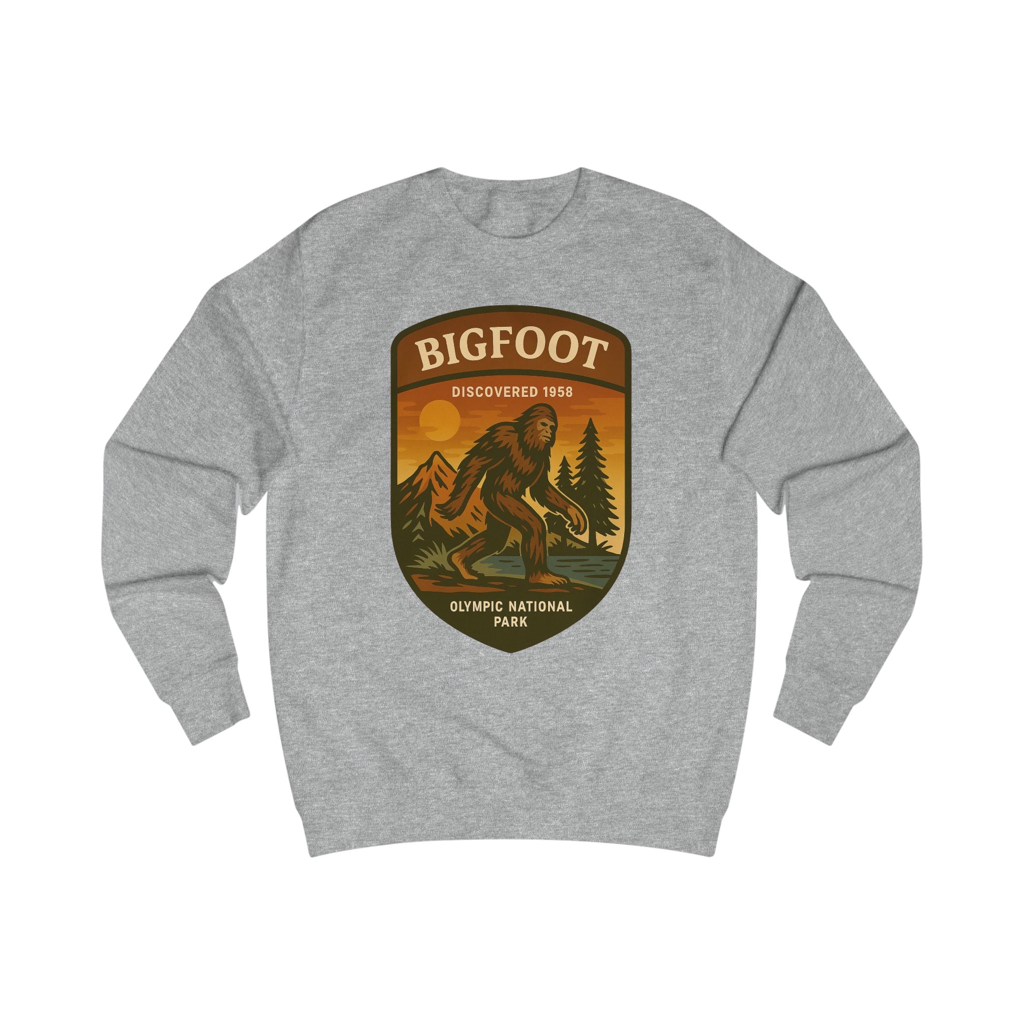 Bigfoot Adventure Unisex Sweatshirt | Retro National Park Style