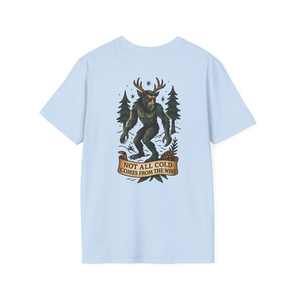 Wendingo Adventure Retro Graphic Tee | Cryptozoology Unisex Softstyle T-Shirt