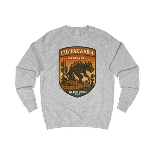 Chupacabra Adventure Unisex Sweatshirt | Retro National Park Style