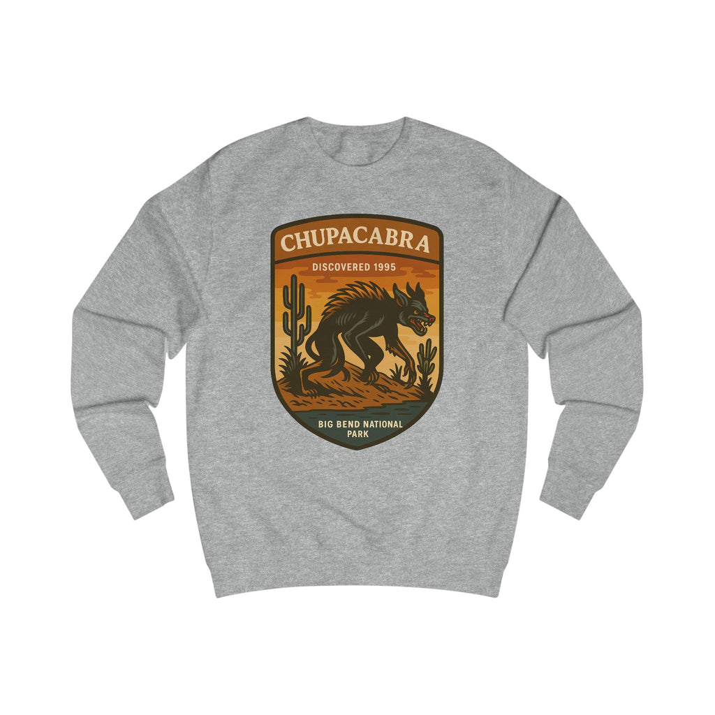 Chupacabra Adventure Unisex Sweatshirt | Retro National Park Style