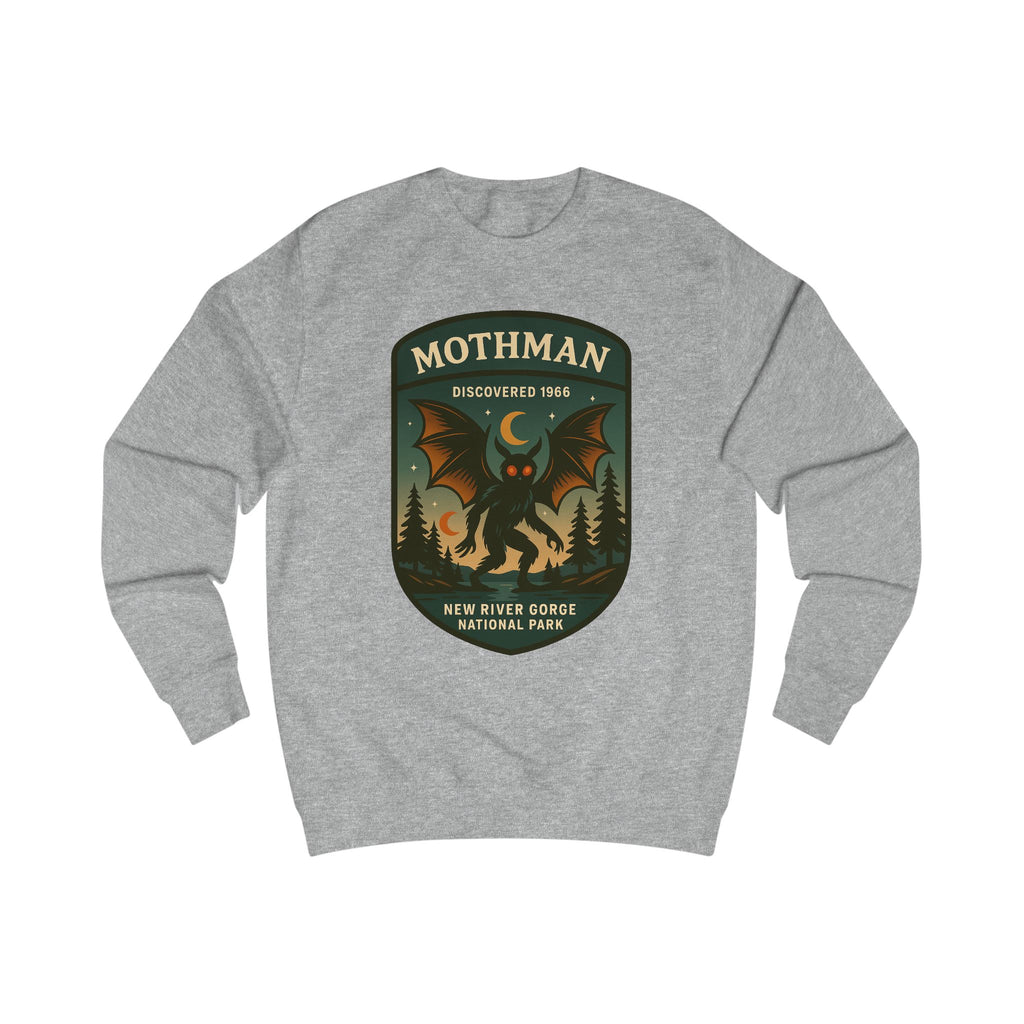 Mothman Adventure Unisex Sweatshirt | Retro National Park Style